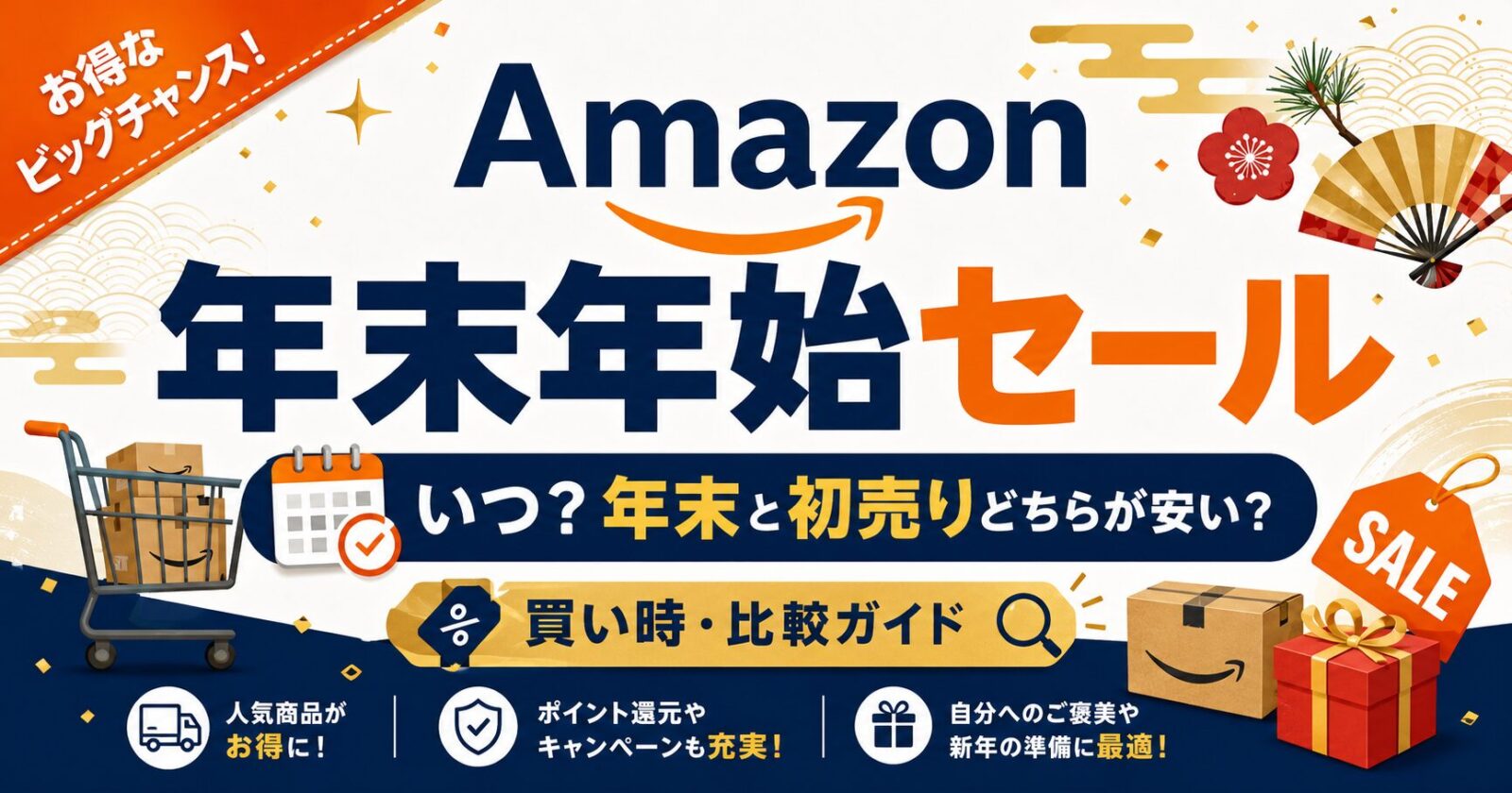amazon年末年始セールいつ？