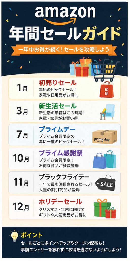 Amazon年間セールガイド