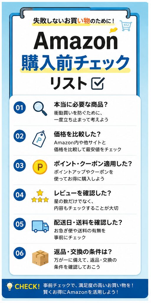 Amazonセール購入前チェックリスト