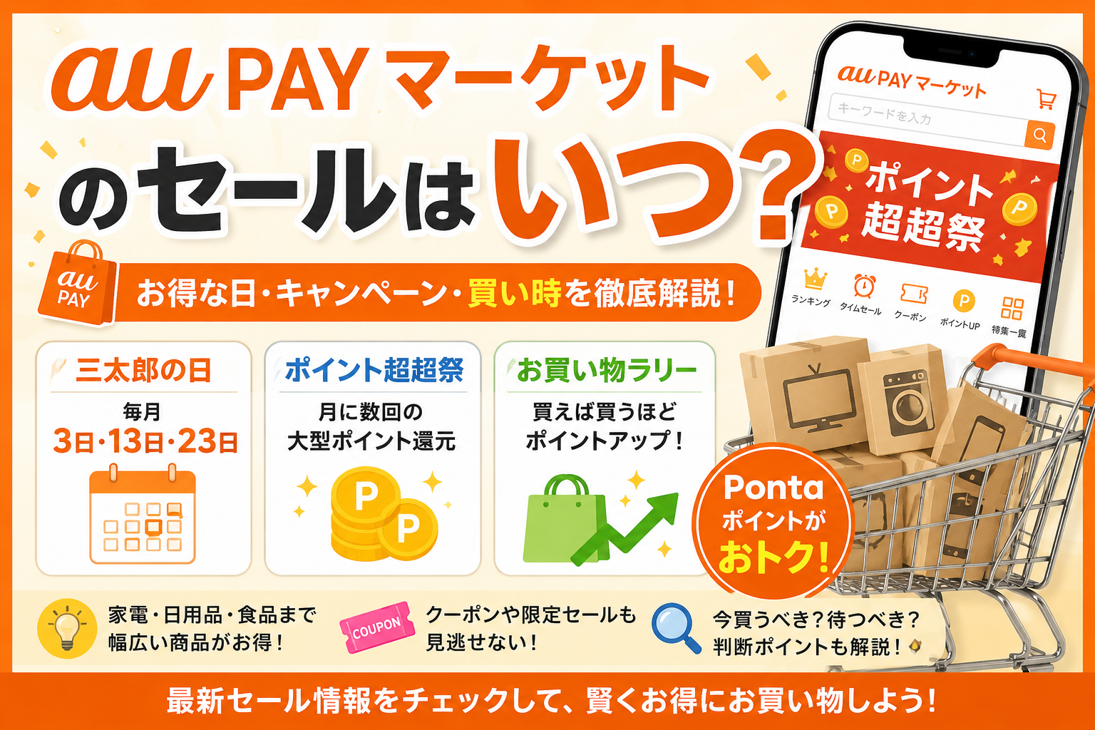 au PAY マーケットのセール