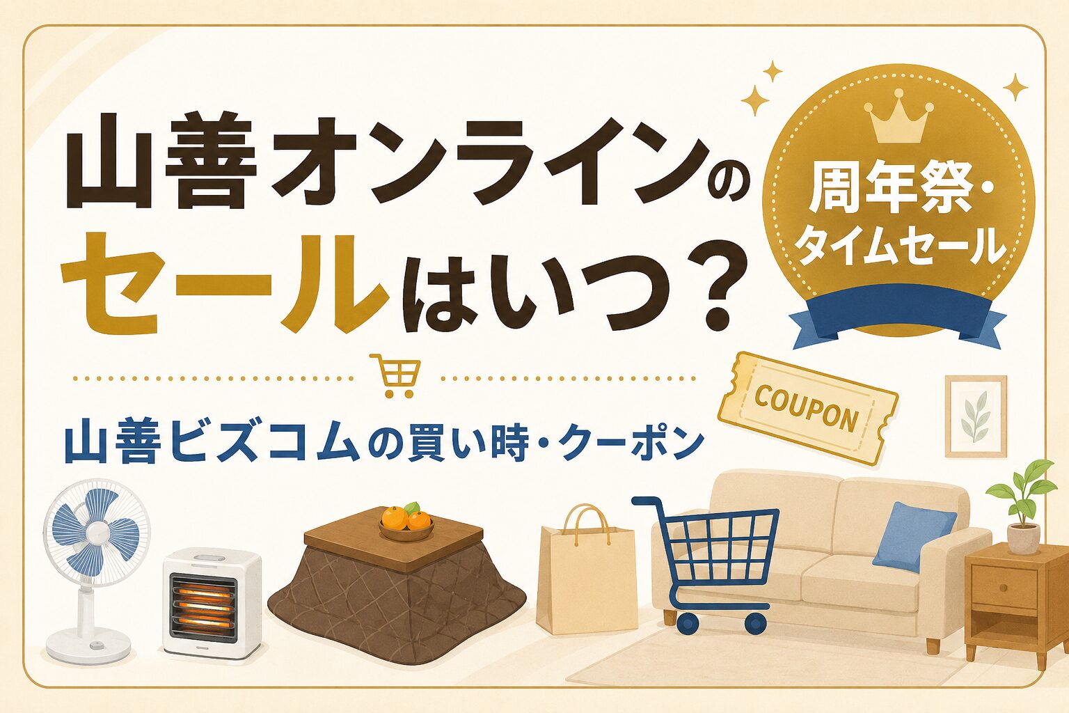 山善セールいつ？