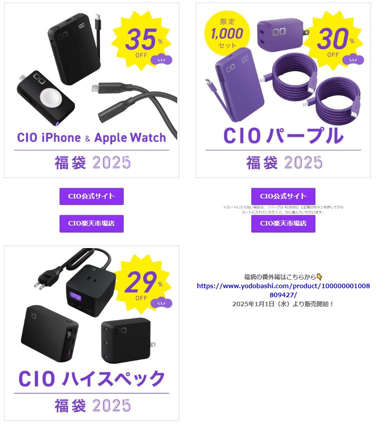 CIO福袋2025