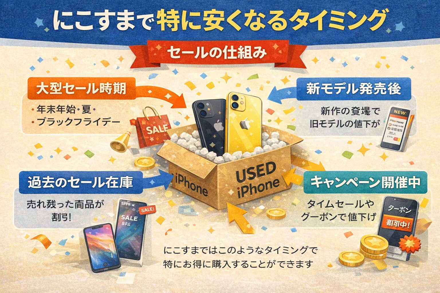 にこすま安くなるタイミング